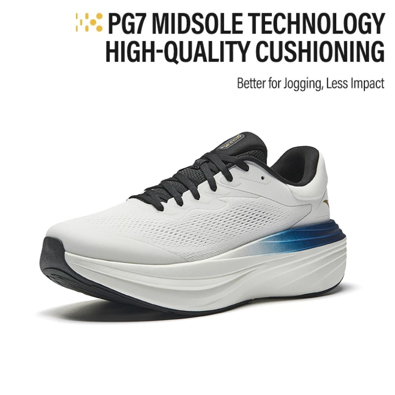 ANTA Men PG7 Travel 2S Running Shoes 8125C5501-2 - White/Blue (Kasut Larian Lelaki)