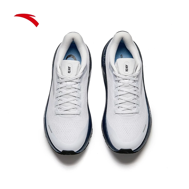 ANTA Men PG7 Travel 2 Running Shoes - Granule Gray/Sea Ink Blue (Kasut Larian Lelaki)