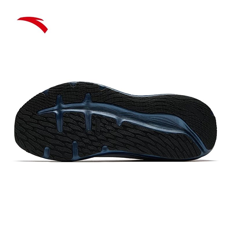 ANTA Men PG7 Travel 2 Running Shoes - Granule Gray/Sea Ink Blue (Kasut Larian Lelaki)