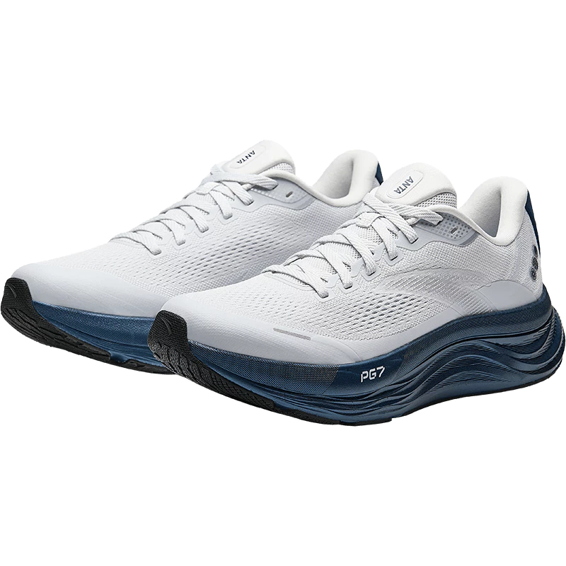 ANTA Men PG7 Travel 2 Running Shoes - Granule Gray/Sea Ink Blue (Kasut Larian Lelaki)