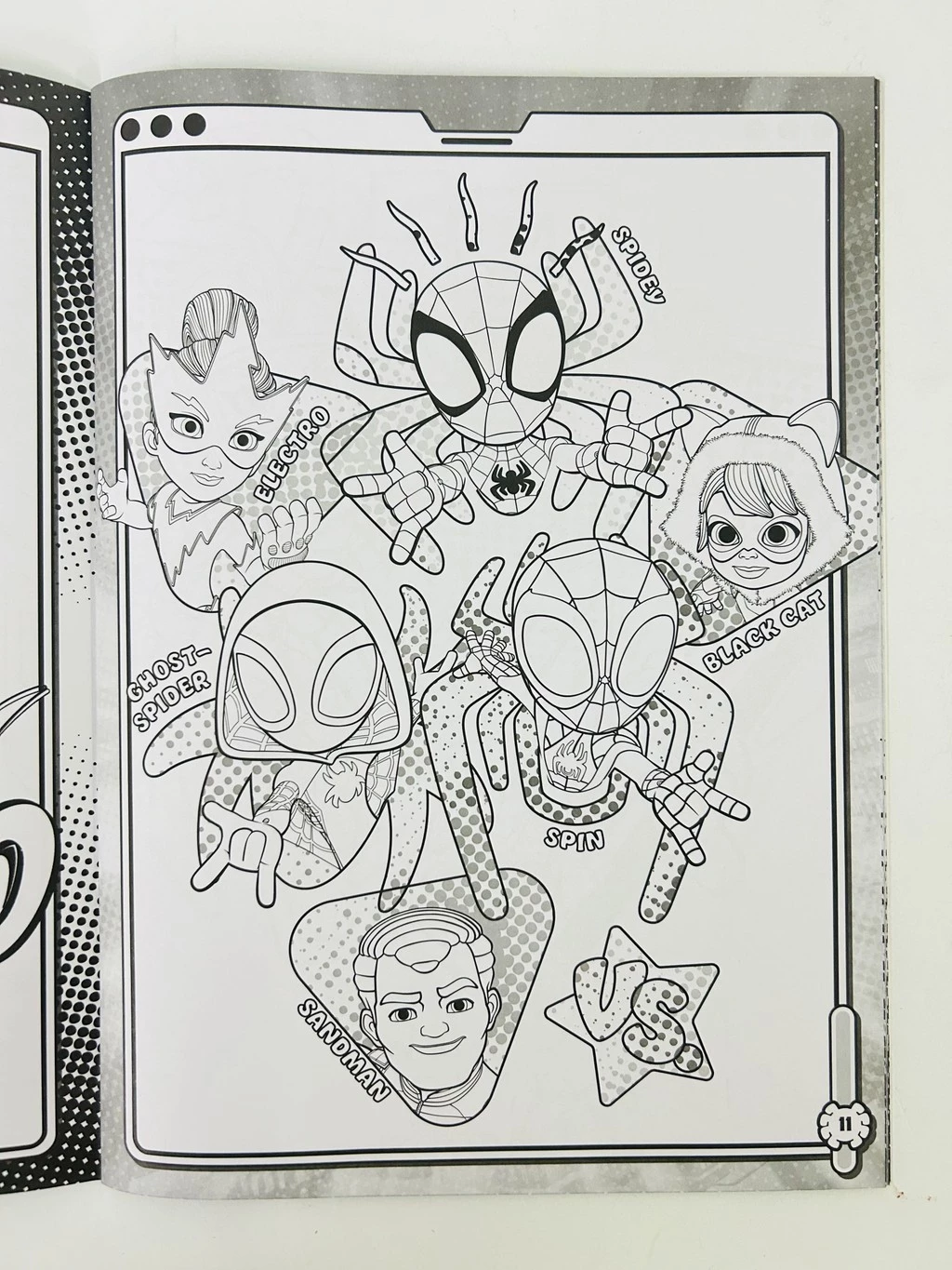Marvel Spidey & Amazing Friends Team Up Colouring Book For Kids To Color