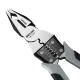 Heeman4u 5 In 1 9 Inch Multipurpose Combination Crimping Plier or Long Nose or Cable Cutter Electrician Stripping Pliers