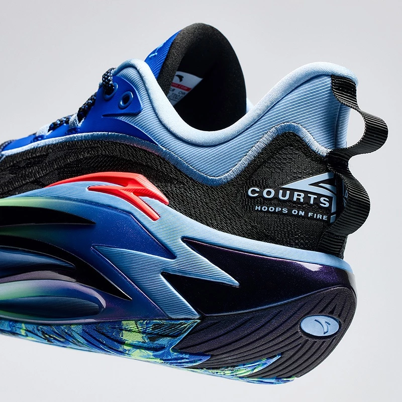 ANTA Men SHOCK WAVE 7 Basketball Shoes 1125C1126-1 -BLACK/BLUE/BLUE (Kasut Bola Keranjang)