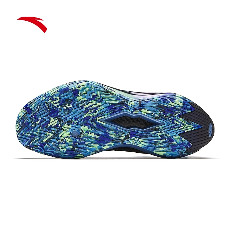 ANTA Men SHOCK WAVE 7 Basketball Shoes 1125C1126-1 -BLACK/BLUE/BLUE (Kasut Bola Keranjang)