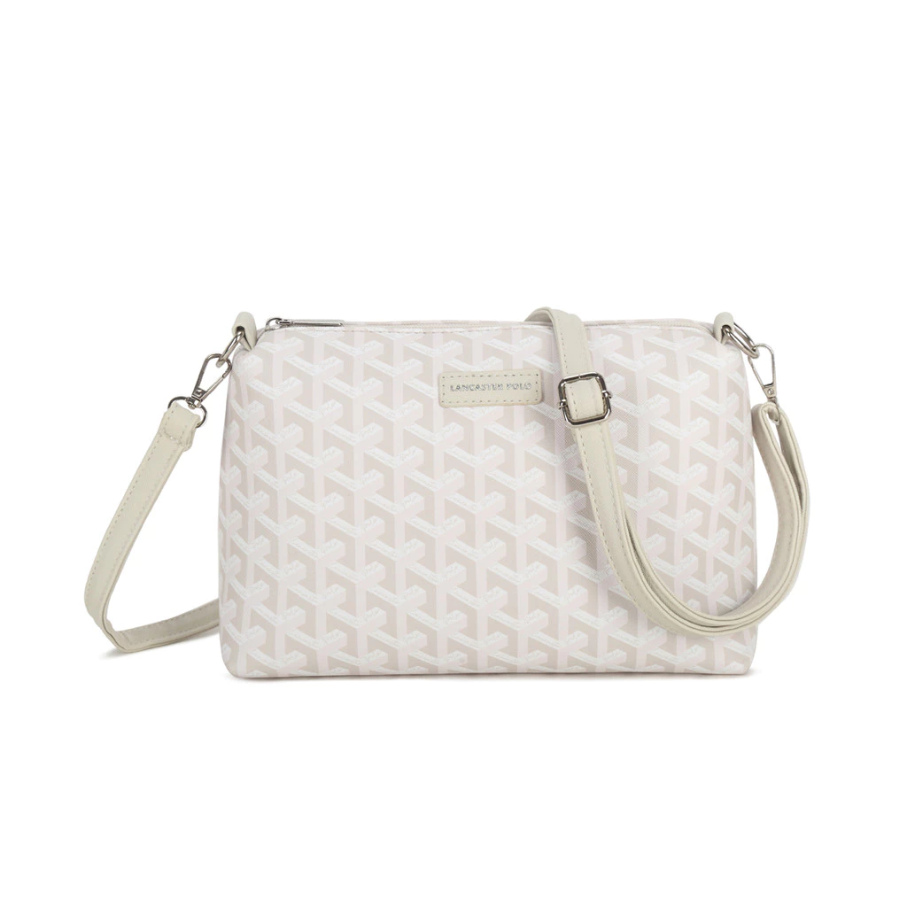 3947 (PARIS Bag) 2 in 1 Set Women Handbag Rectangle Quilted Elegant Chain Sling Bag Shoulder Bag Handbeg