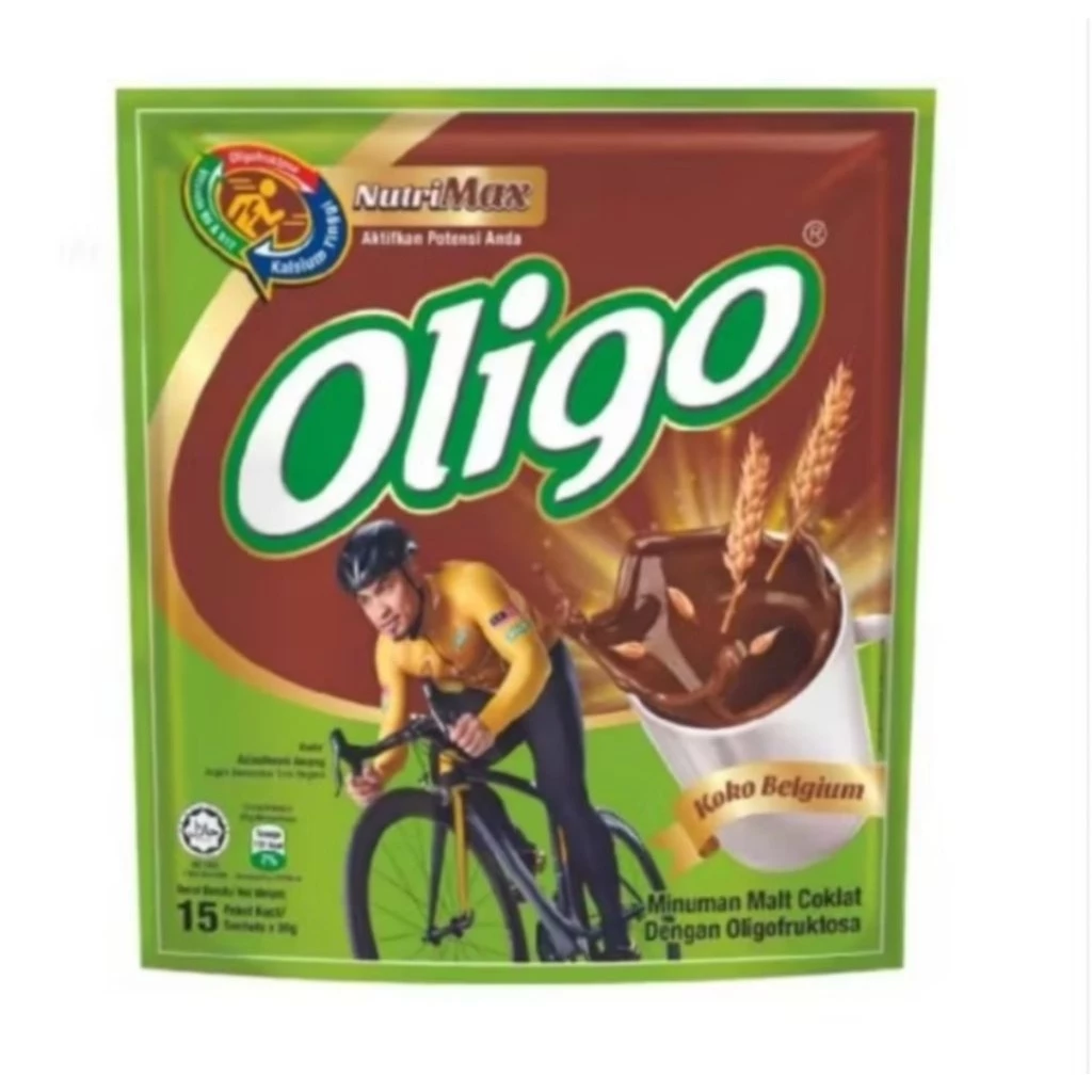 Oligo Chocolate Malt Drink with Oligofructose -850g/ 30g x 15 Sachets