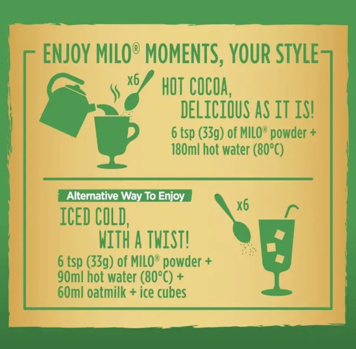 MILO Intense Dark Chocolate Tin 400g (Halal)