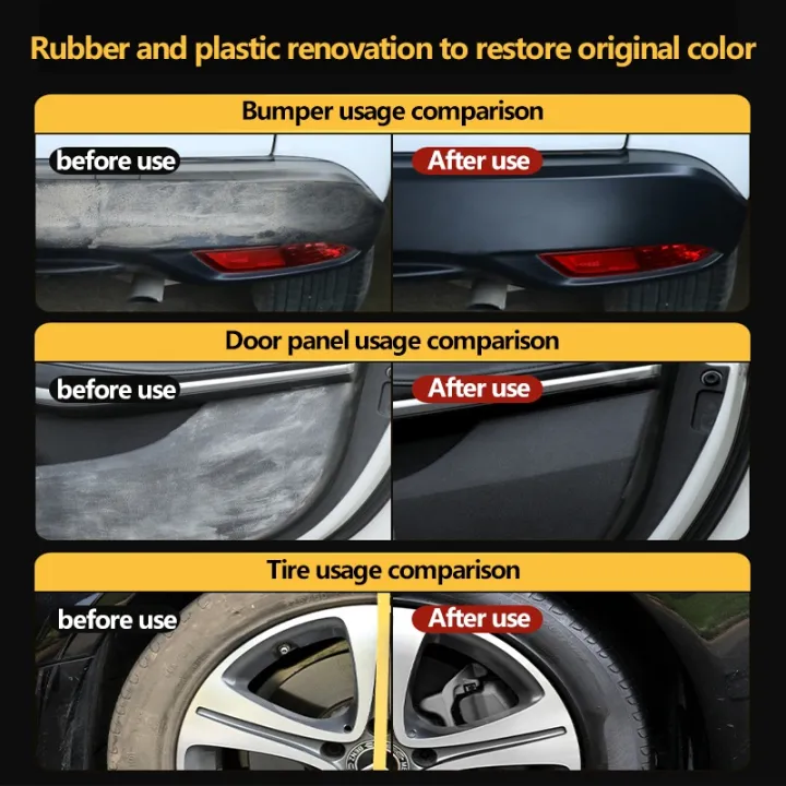 Car plastic restore Rubber plastic refurbishment Plastic restorer Plastic nano coating 450ml