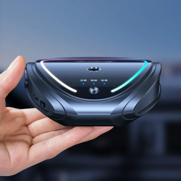 Solar car fragrance car perfume atmosphere light spray high-end men parking mobile number plate 2025 new