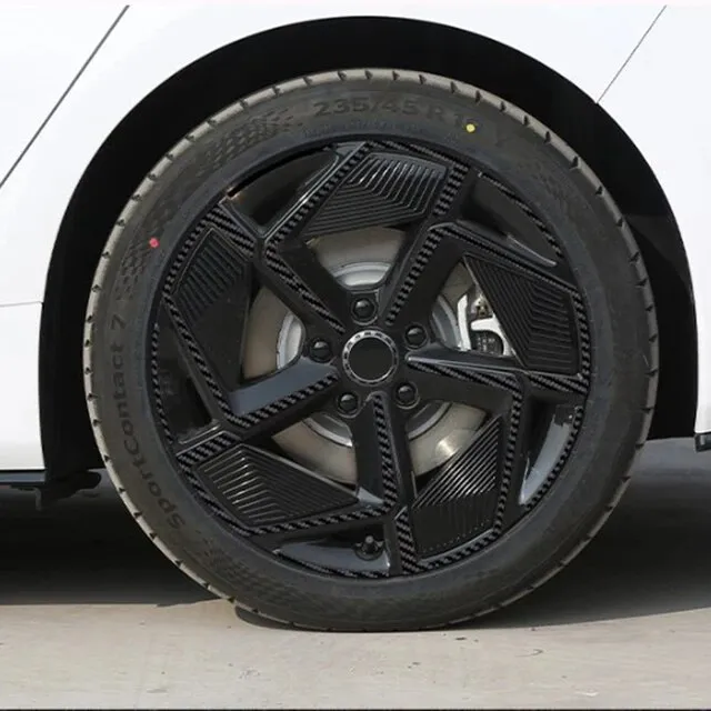 4pcs Wheel Hub Stickers For BYD For SEAL EV 2023 Car Exterior Accessories Wheel Hub Stickers Cover For Reduce Hub Scratches