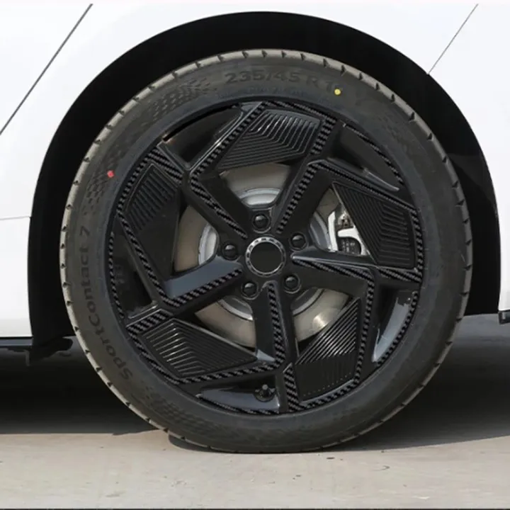 4pcs Wheel Hub Stickers For BYD For SEAL EV 2023 Car Exterior Accessories Wheel Hub Stickers Cover For Reduce Hub Scratches