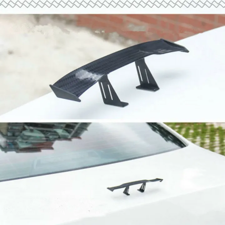 Car Spoiler Mini Spoiler Lip Trunk Rubber Bonnet Wing Lip Car Truck Spoiler Wing Car Boot Spoiler Car Rear Trunk Diffuser Car