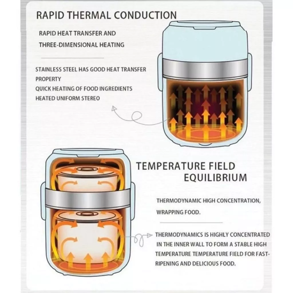 INASO Rice storage box, rice box, food storage box, push type with wheels HSB148