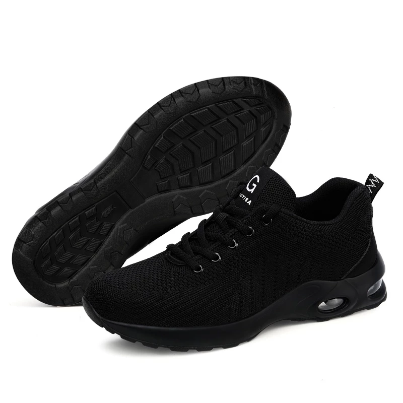 GUYISA safety shoes steel toe low-cut anti smashing light breathable and puncture work shoes CN35-50 9192