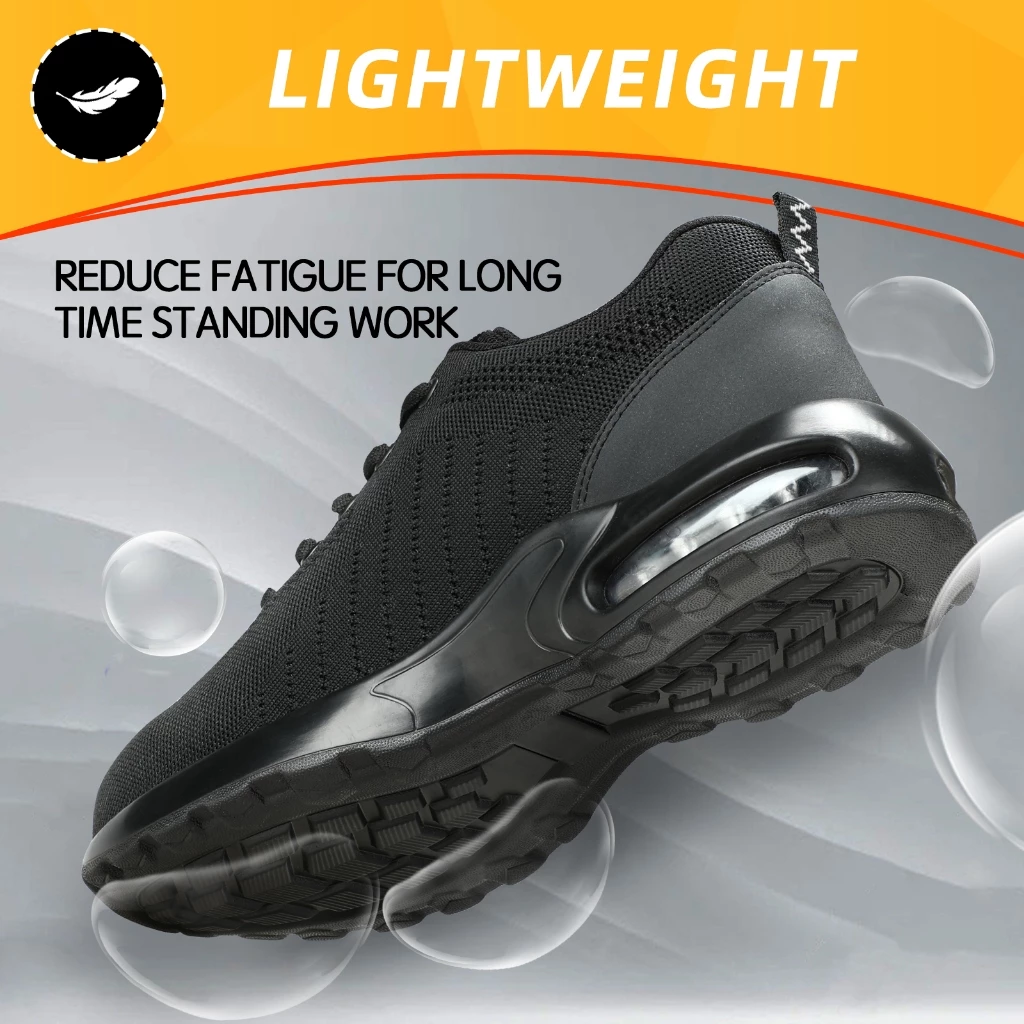 GUYISA safety shoes steel toe low-cut anti smashing light breathable and puncture work shoes CN35-50 9192