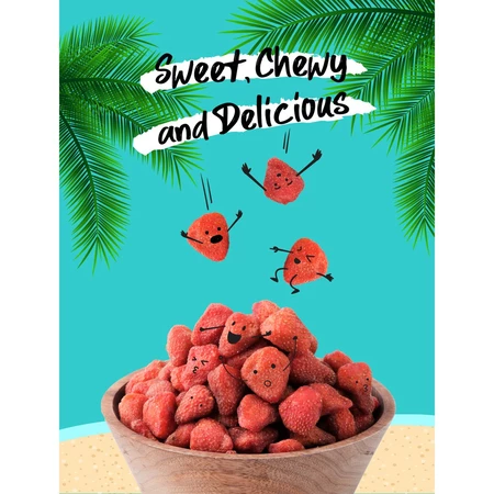 High Quality Freeze Dried Fruit Strawberry 100g