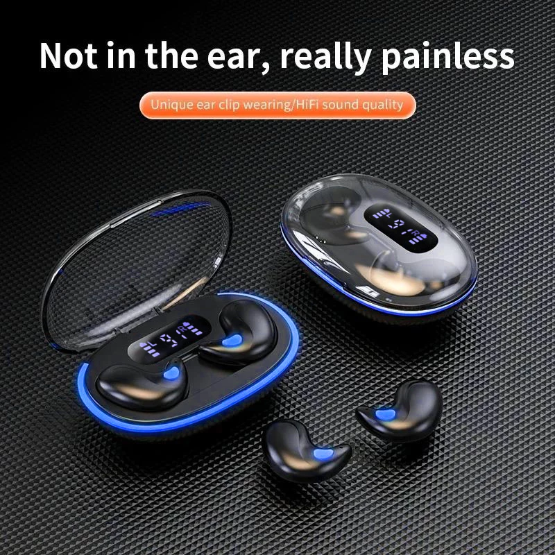 Senbenbao X55 Earbuds TWS Sleep Wireless Bluetooth Led Display HIFI Stereo Sound Earphone W
