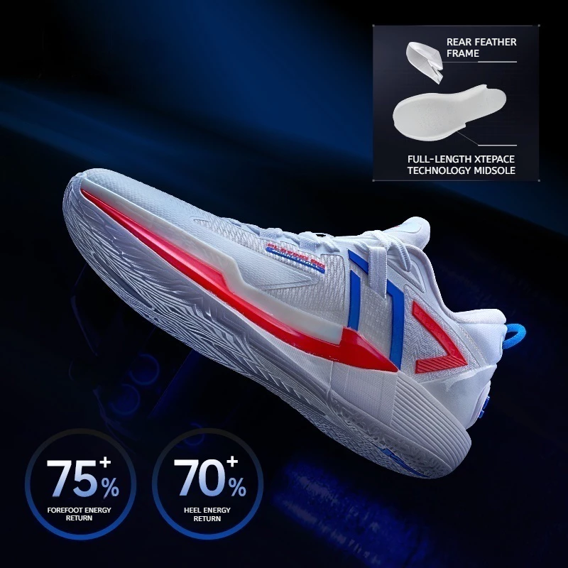 【XTEP】LINGJI 3.0 | Dynamic Wrapping System Three-Dimensional Support High-Top kasut Basketball Shoes