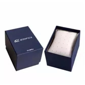 Casio Edifice Chronograph 539 Leather Black ada Stock