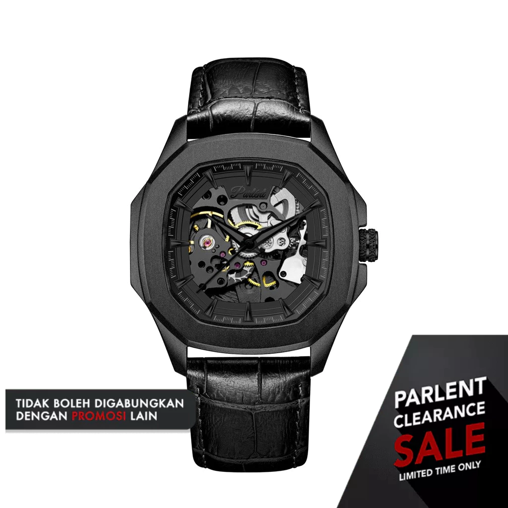 Jam Tangan Lelaki Parlent Gallant Lite Black