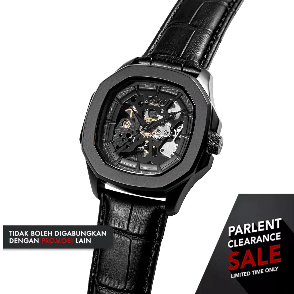 Jam Tangan Lelaki Parlent Gallant Lite Black
