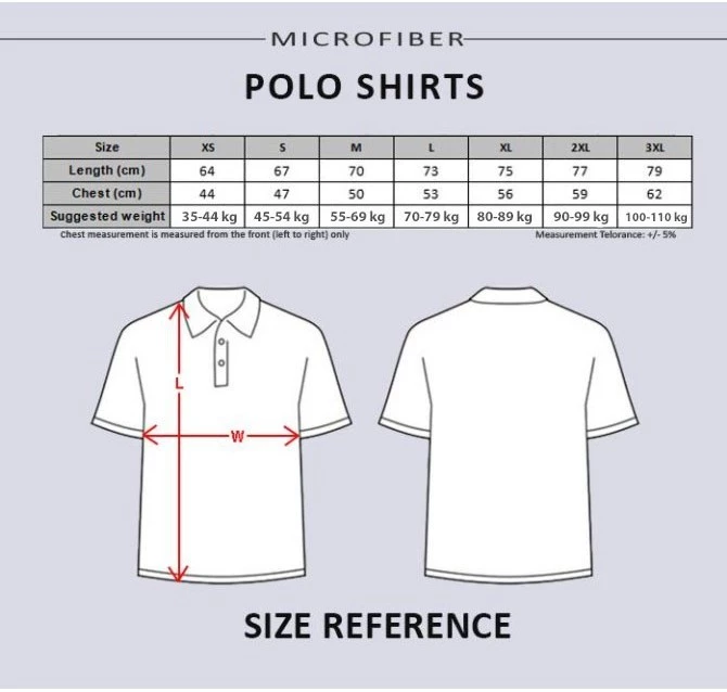 Boxy Baju Microfiber Unisex Berkolar Dri Fit Lengan Pendek | Microfiber Dri Fit Unisex Polo Shirts Short Sleeve