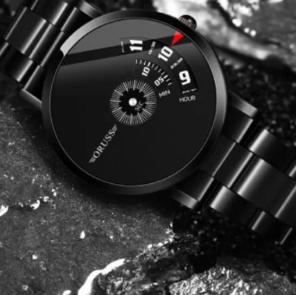 Jam tangan lelaki Simple Style Waterproof Watch Men Quartz Analog Stainless Steel Strap Business Fashion Men's Watches