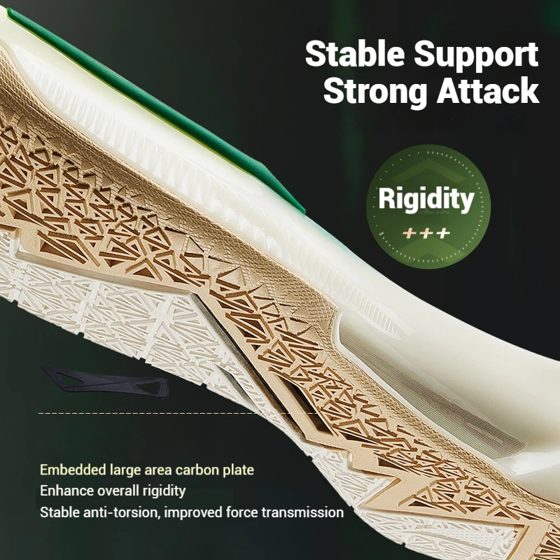 361 Degrees Big3 5.0 Quick Pro Men Basketball Shoes Wear-Resistant Carbon Plate Stability 672431105