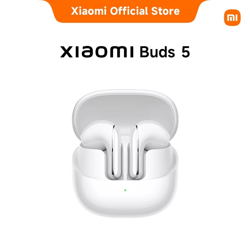 Xiaomi Buds 5 Harman AudioEFX tuning/Triple-mic/Built-in audio recording/IP54/TWS
