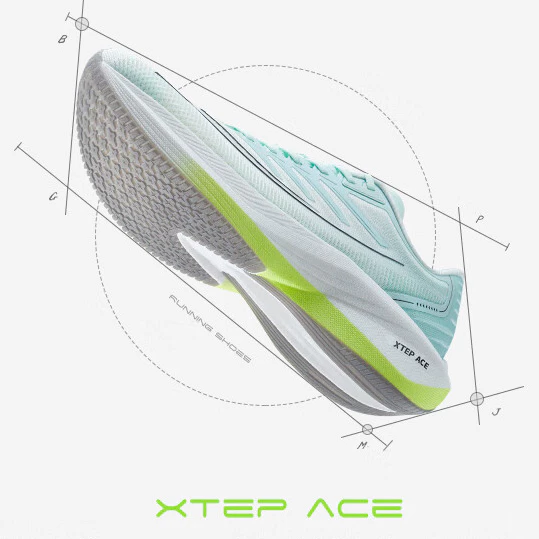 XTEP One Piece 3.0 3D Printing Rebound Wear-Resistant Men Running Shoes