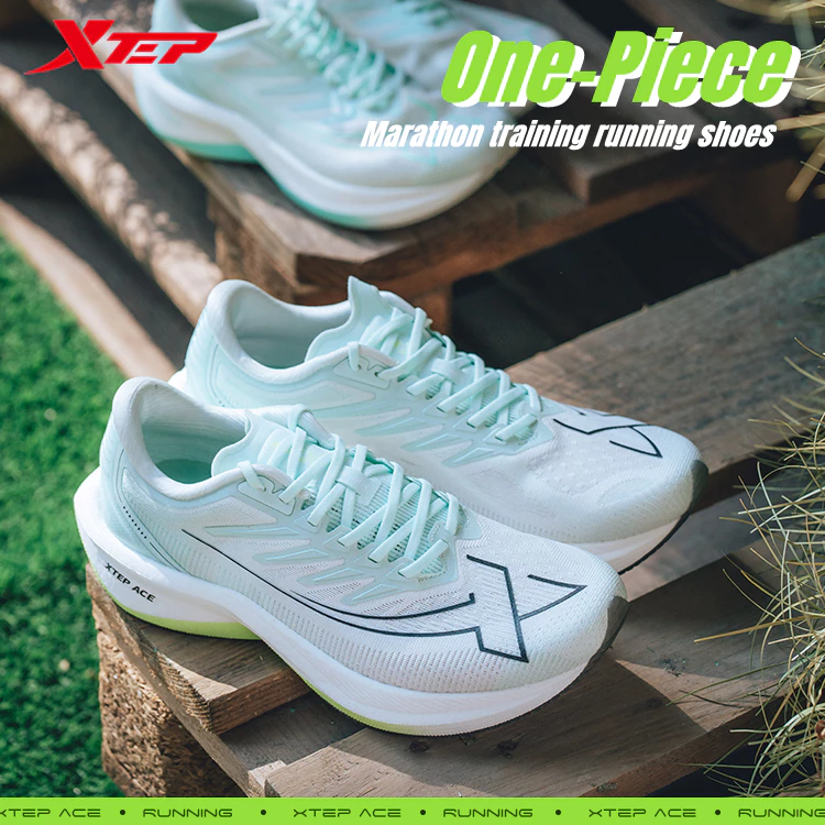 XTEP One Piece 3.0 3D Printing Rebound Wear-Resistant Men Running Shoes