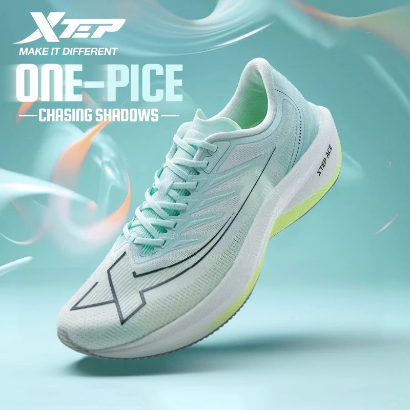 XTEP One Piece 3.0 3D Printing Rebound Wear-Resistant Men Running Shoes