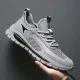 Summer Breathable Men's Shoes 2025 New Flying Woven Mesh Sports Running Casual Deodorant Mesh Shoes Soft Sole Fashion Men's Shoes