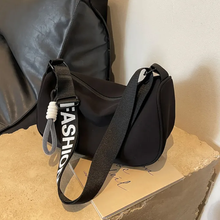 Waterproof Large Capacity Backpack, Custom Multifunctional Sports Leisure Crossbody Bag, any Embroidered niche shoulder bag时尚包包