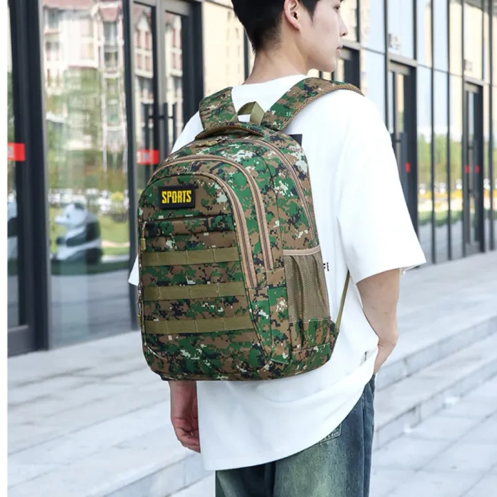 JMALL BATG Bag Backpack Gamer Outdoor Bag Army Battle Grounds Travel College Student Bag primary school bag beg sekolah