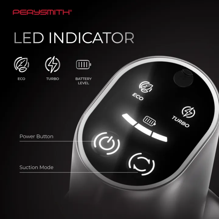 PerySmith K2 Max II No. 1 Cordless Vacuum Cleaner Kaden Series (Mop | Bed Brush | Wet & Dry | Vacum Cleaner | Vaccum)