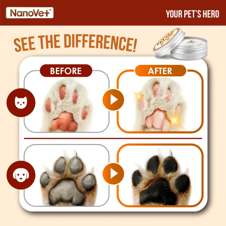 Nanovet® Pet Paw Cream for Cat and Dog (50gm)