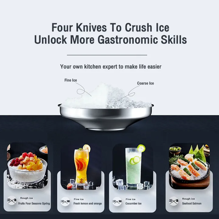 Swiss Thomas Ice Crusher Machine ABC Mesin Ice Shaver Mesin Ice Batu CENDOL Snow Ice Smoothie Ice Kacang Ready
