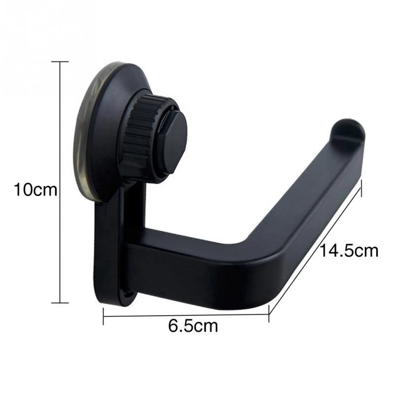 橱柜挂架抽纸卷纸架 Suction Cup Roll Paper Holder, Plastic Punch-Free Tissue Paper Roll Holder, Practical Wall Mounted Reusable Removable