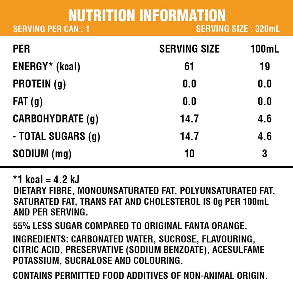Fanta Orange (320ml x 12)