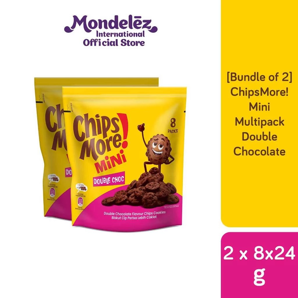 Chipsmore Multipack - Original/Double Chocolate/Hazelnut/Oats Double Choc Cookies