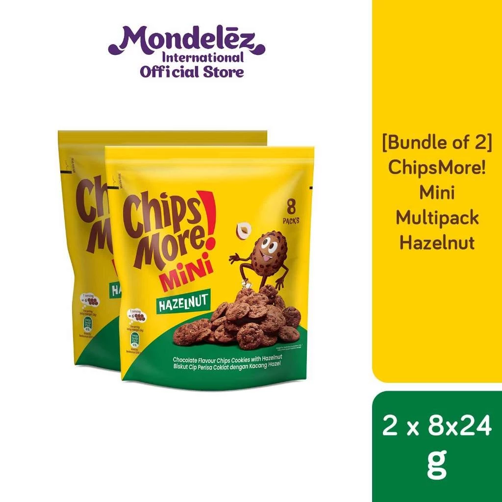 Chipsmore Multipack - Original/Double Chocolate/Hazelnut/Oats Double Choc Cookies