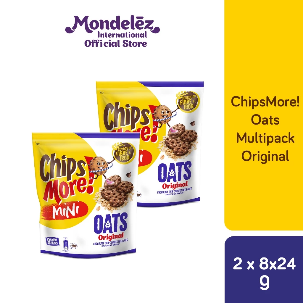 Chipsmore Multipack - Original/Double Chocolate/Hazelnut/Oats Double Choc Cookies