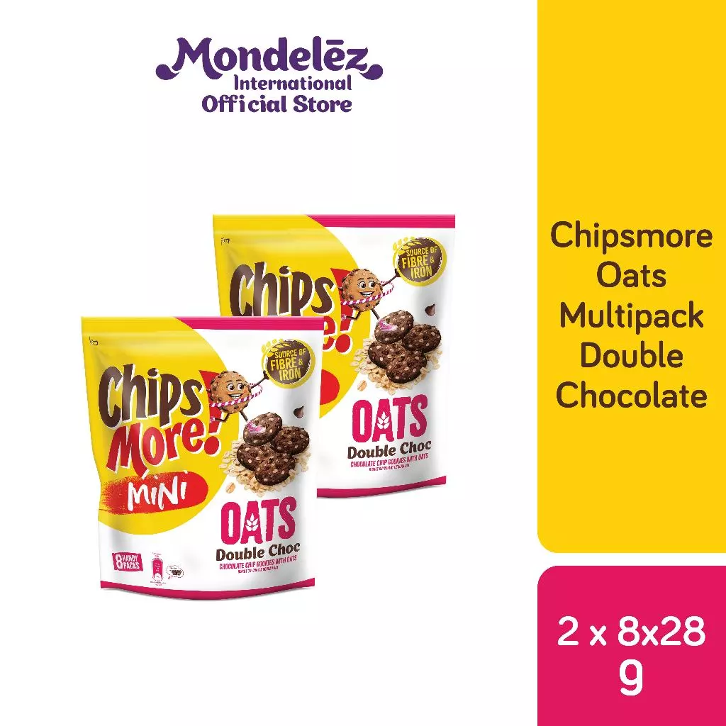 Chipsmore Multipack - Original/Double Chocolate/Hazelnut/Oats Double Choc Cookies