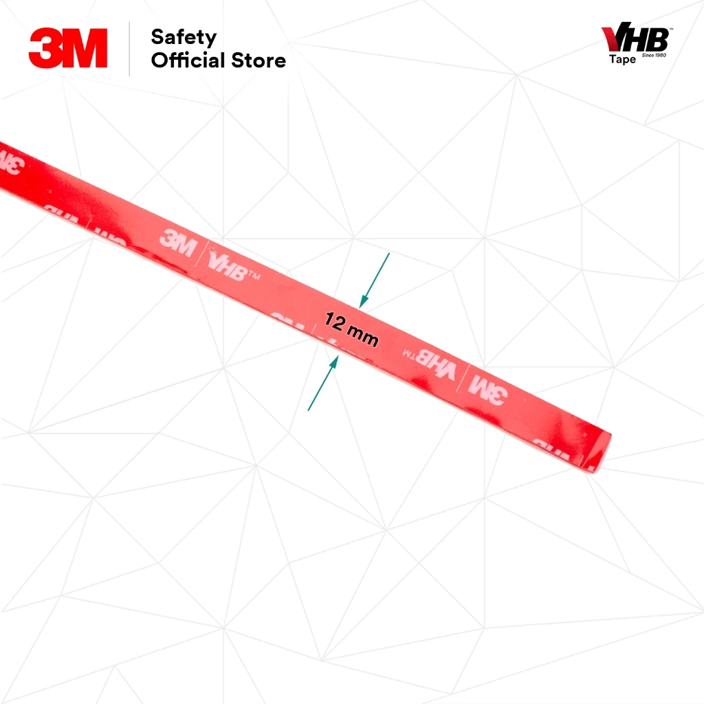 15mm*10m Super Strong Double Sided Tape Waterproof Heavy Duty Outdoor Foam Tape for Home Vehicle Office Decor