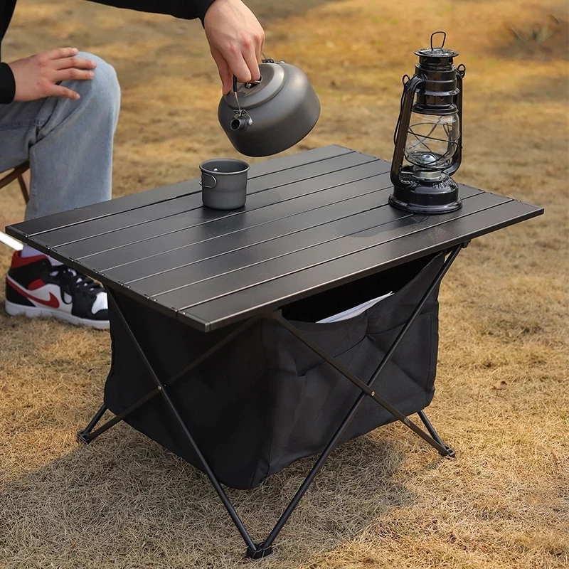 YAKO Foldable Camping Table Aluminum Makan Lipat Light Barbecue Table Portable Folding Meja Outdoor