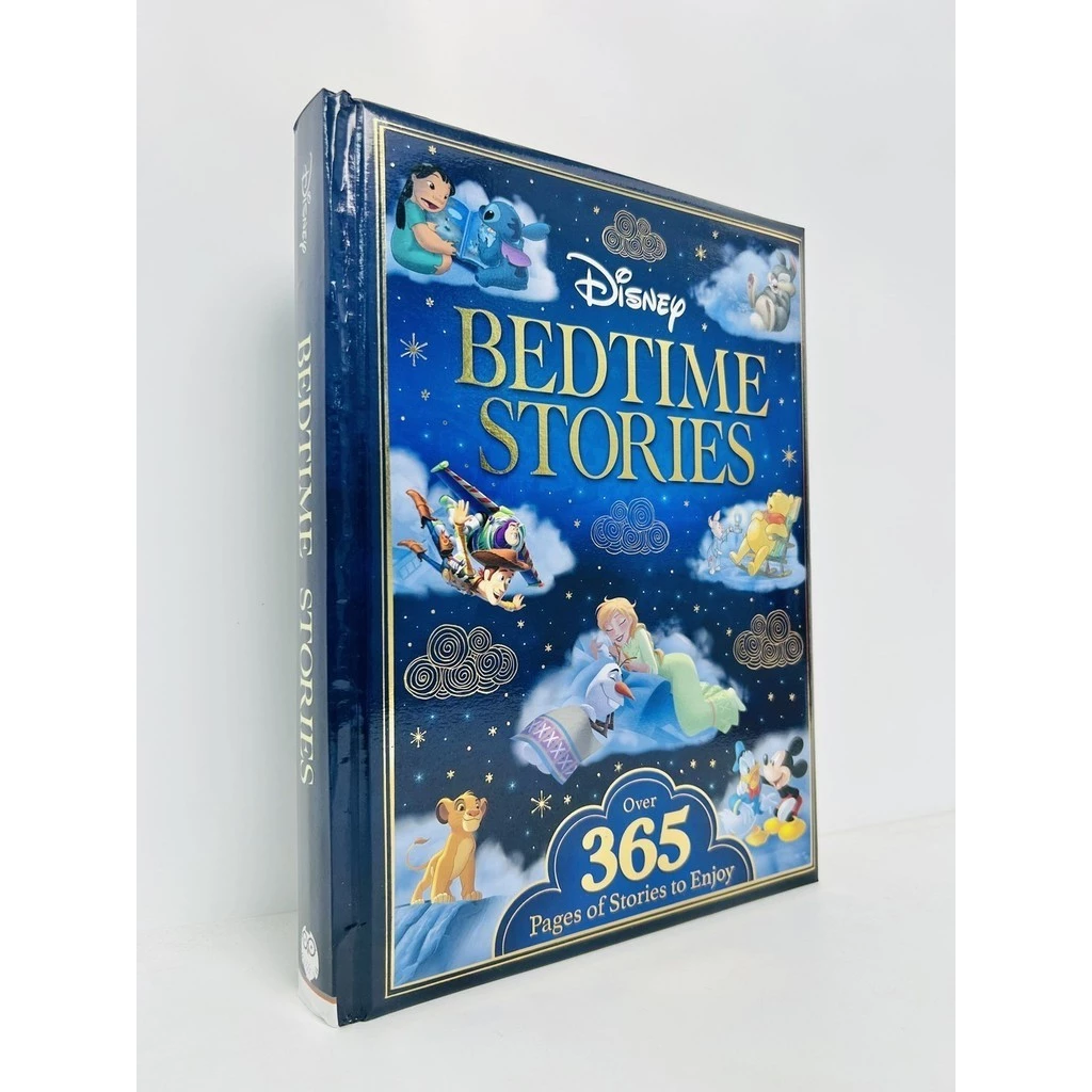 Disney Bedtime Stories (381 Pgs) Treasury Premium Story Book For Kids with Padded Hardcover
