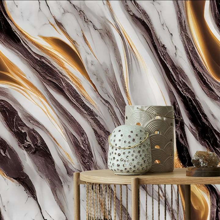 50cm Thick New Marble Decor Contact Paper Oil Proof Kitchen Stickers Self Adhesive Waterproof Removable Wallpaper for Bathroom