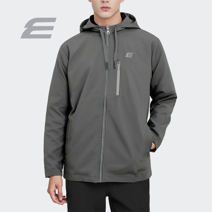 ELGINI E16133 Windbreaker dengan Poket Zip Dada S-XXL | Hooded Windbreaker Water-Resistant with Chest Zipper Pocket