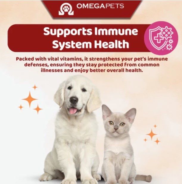 OMEGA PETS Multivitamin Nutritional Paste for Cat and Dogs - 60ML